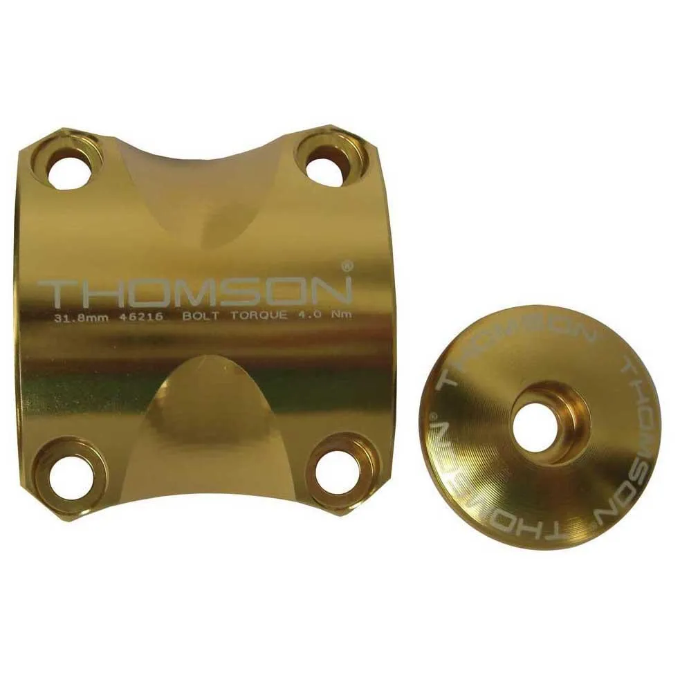 Thomson Elite X4 Mtb Stamens Frontplatta, Gold, 31.8 Thomson Elite X4 Mtb Stamens Frontplatta, Gold, 31.8