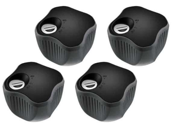 Thule 527 Lås til cykelstativ, Black, 4 Units Thule 527 Lås til cykelstativ, Black, 4 Units