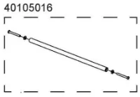 Thule Chaiot Upper Seat Frame Reservdel Thule Chaiot Upper Seat Frame Reservdel