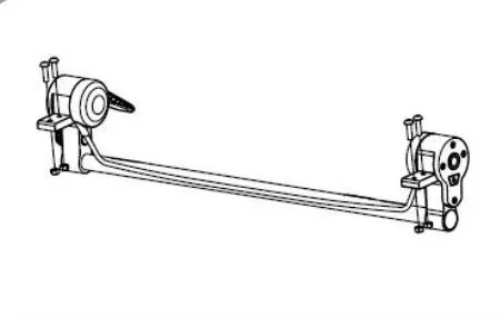 Thule Chariot Cab Double Axle Assembly Thule Chariot Cab Double Axle Assembly