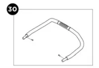 Thule Chariot Double Handtag Thule Chariot Double Handtag