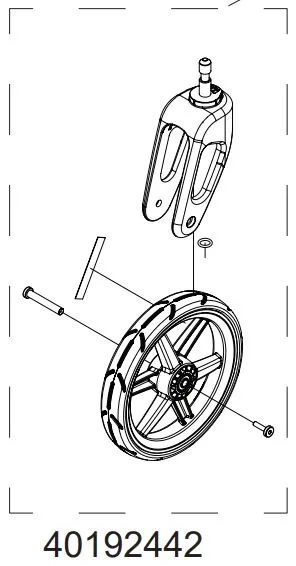 Thule Chariot Trillehjul, One size