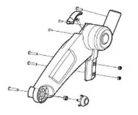 Thule Chariot Upper Bracket Reservdel Thule Chariot Upper Bracket Reservdel