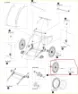 Thule Chariot Wheel Cap