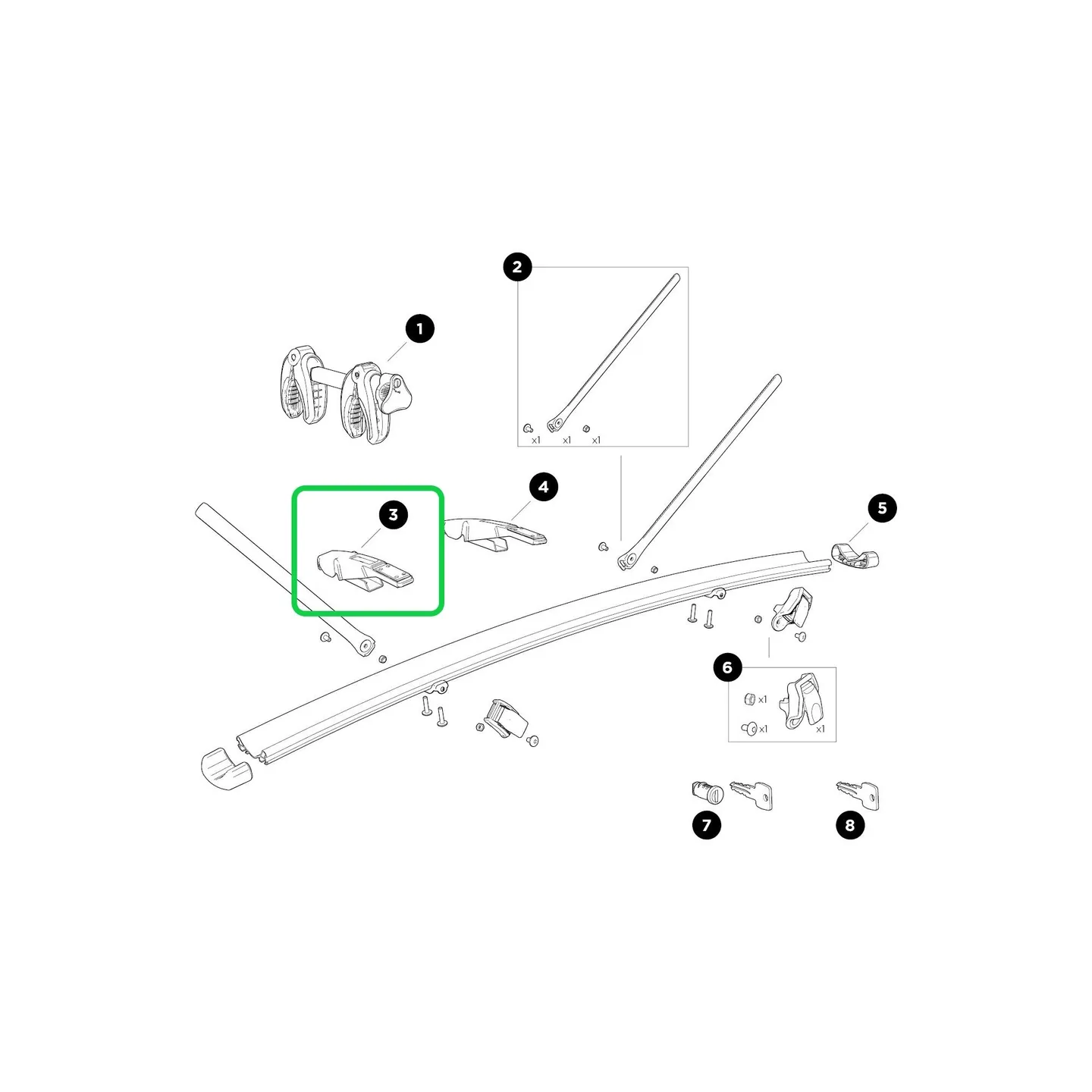 Thule Console Bike Adapter