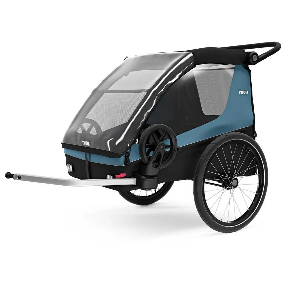 Thule Courier Xt Cykelkärra Refurbished, Green, Max 44kg