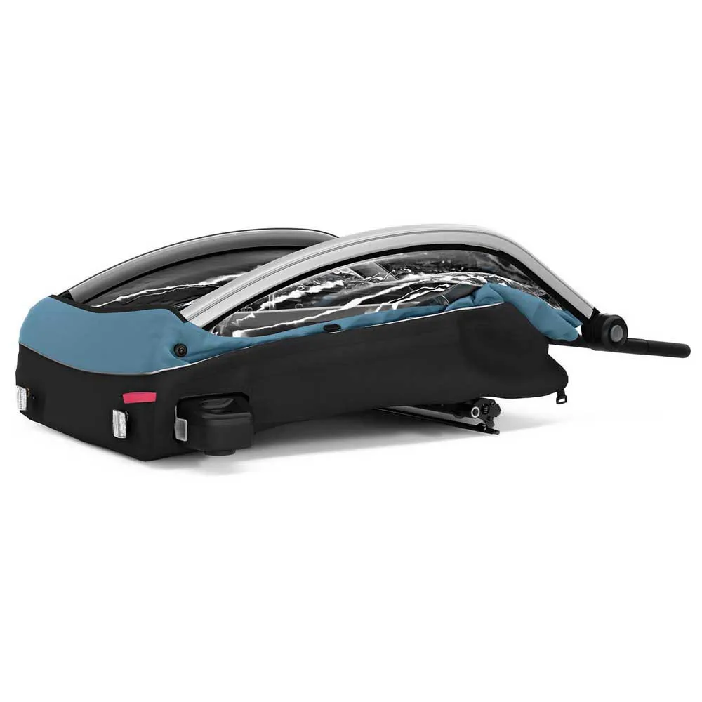 Thule Courier Xt Cykelkärra Refurbished, Green, Max 44kg