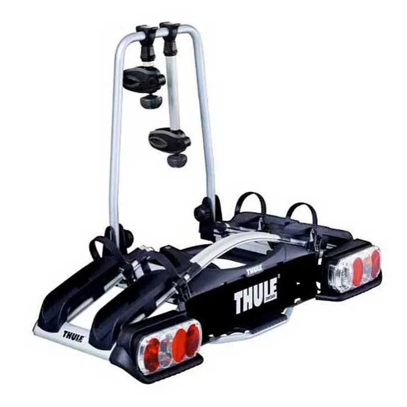 Thule Euroway G2 13 Pins Cykelställ För 2 Cyklar Refurbished, Black, 2 Cykels