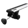 Thule Evo Sats För Infälld Räcke 4 Enheter, Black, One Size