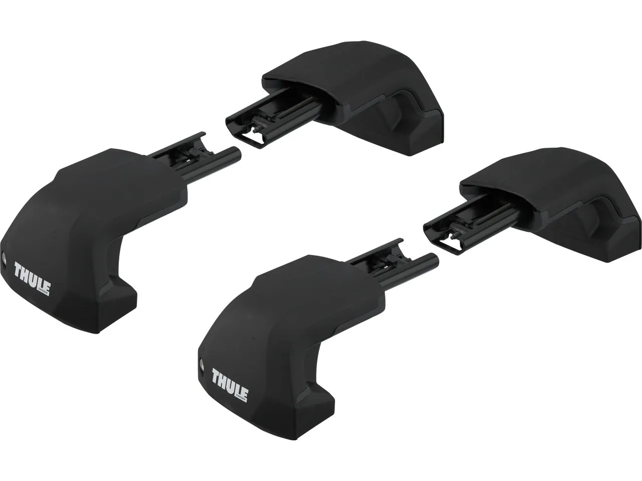 Thule Fixpoint Edge Dachträgerfüße 4er Set, Black, One Size Thule Fixpoint Edge Dachträgerfüße 4er Set, Black, One Size