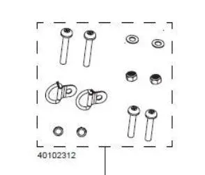 Thule Hardware Kit - Chariot Hängmatta