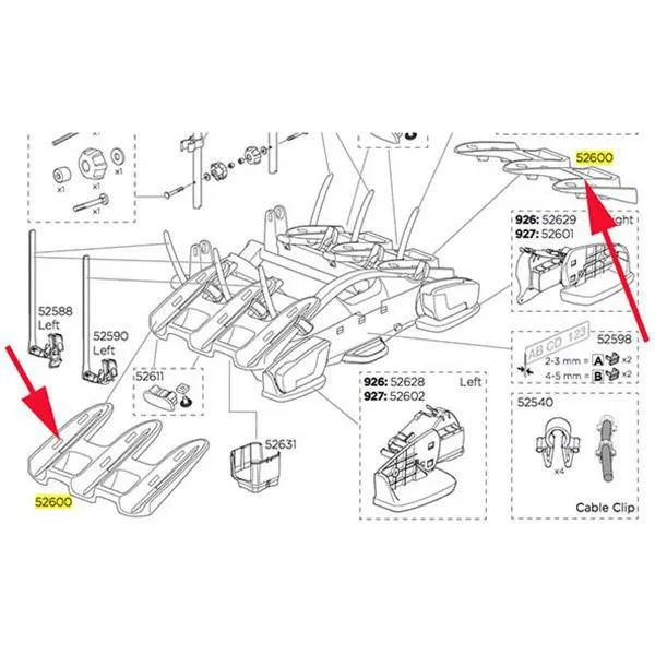 Thule Hjulstöd 3 Cyklar Th924/26, Black, One Size Thule Hjulstöd 3 Cyklar Th924/26, Black, One Size