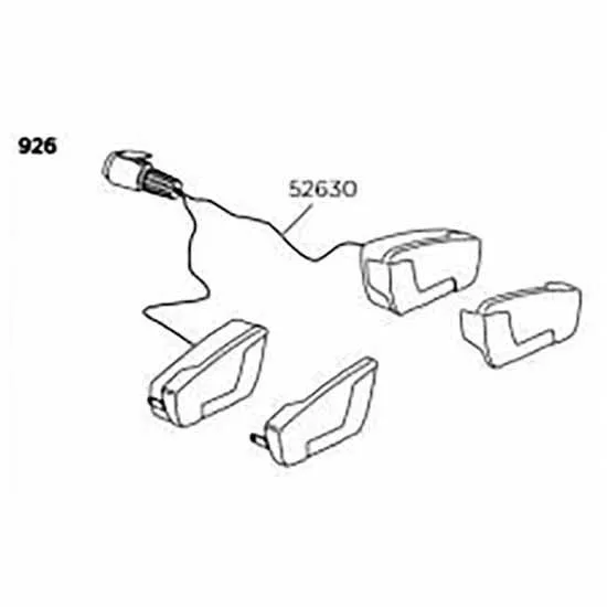 Thule Lamp Set Midipoint 13 Pin 52630 Reservdel, Black, One Size Thule Lamp Set Midipoint 13 Pin 52630 Reservdel, Black, One Size