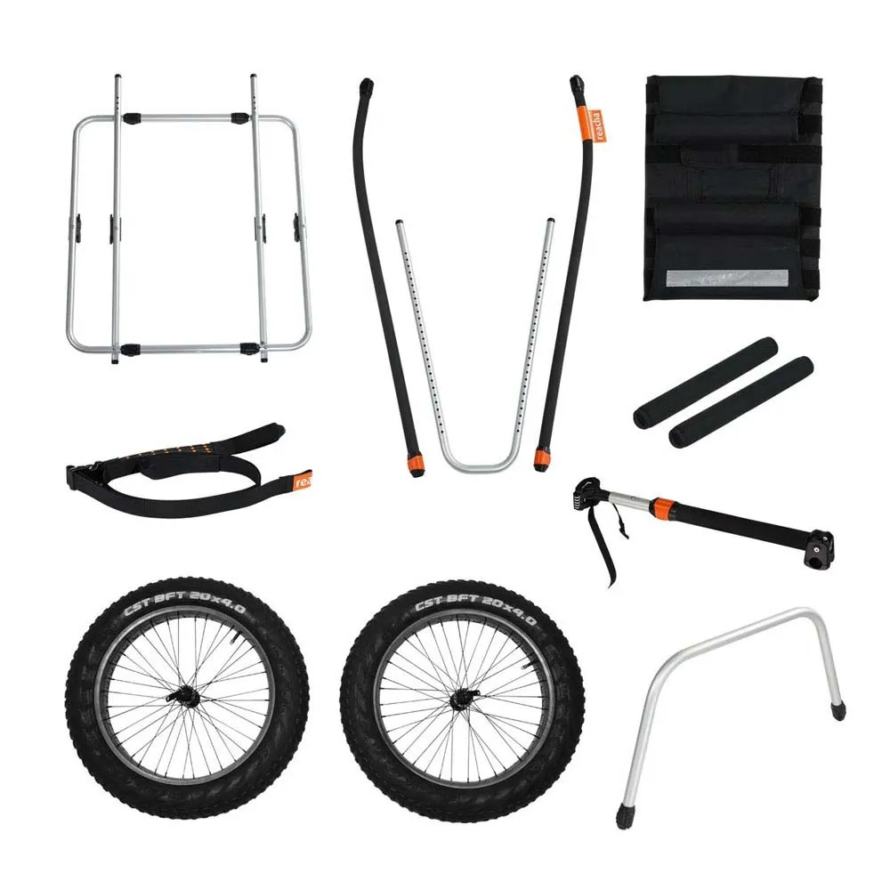 Thule Reacha Sport Beach Cykelkärra, Black / silver, Max 35kg Thule Reacha Sport Beach Cykelkärra, Black / silver, Max 35kg