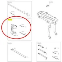 Thule Replacement Bracket Kit Pack´n Pedal Reservdel
