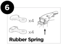 Thule Rubber Spring Kit Thule Rubber Spring Kit