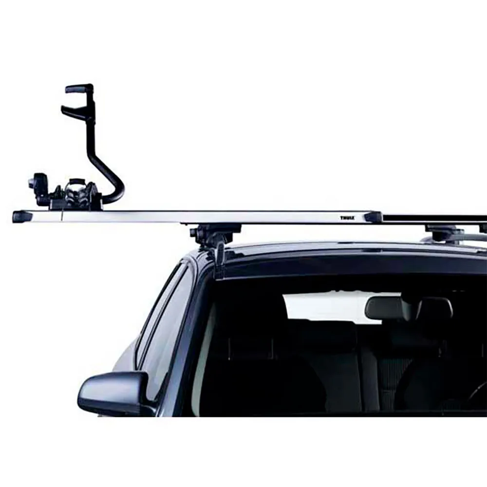 Thule Slidebar Takräcken, Silver / black, 144cm