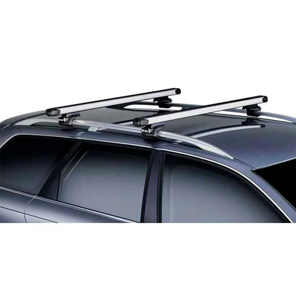 Thule Slidebar Takräcken, Silver / black, 144cm