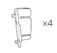 Thule Tour Rack Rubber Pad Thule Tour Rack Rubber Pad