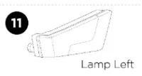 Thule Vänster Bakljus för Thule Easyfold XT Thule Vänster Bakljus för Thule Easyfold XT