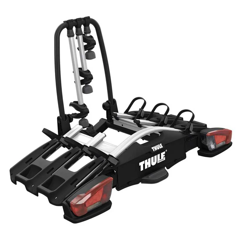 Thule Velocompact Fix4bike Cykelställ För 3 Cyklar Refurbished, Silver / black, 3 Cykels Thule Velocompact Fix4bike Cykelställ För 3 Cyklar Refurbished, Silver / black, 3 Cykels
