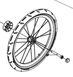 Thule Vogn 20" Hjul