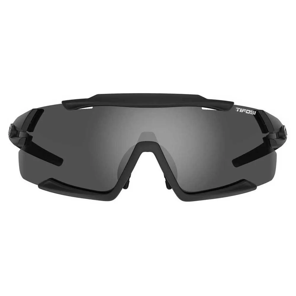 Tifosi Aethon Interchangeable Solglasögon, Matte black, Smoke/CAT3 + AC Red/CAT2 + Clear/CAT0