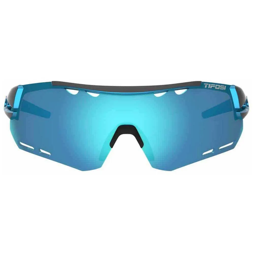 Tifosi Alliant Clarion Interchangeable Solglasögon, Gunmetal / blue, Clarion Blue/CAT3 + AC Red/CAT2 + Clear/CAT0