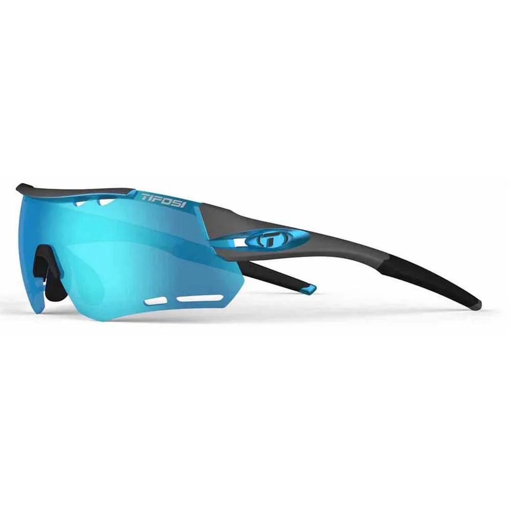 Tifosi Alliant Clarion Interchangeable Solglasögon, Gunmetal / blue, Clarion Blue/CAT3 + AC Red/CAT2 + Clear/CAT0
