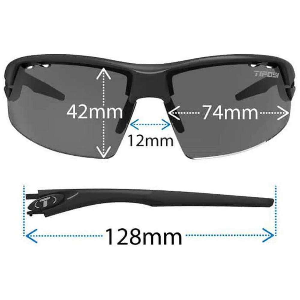 Tifosi Crit Fototec Polariserade Solglasögon, Matte gunmetal, Smoke Polarized Fototec/CAT3