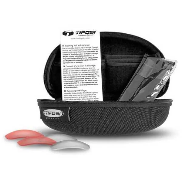 Tifosi Dolomite 2.0 Solglasögon, Matte black, Smoke / All-Conditions Red / Clear/CAT3