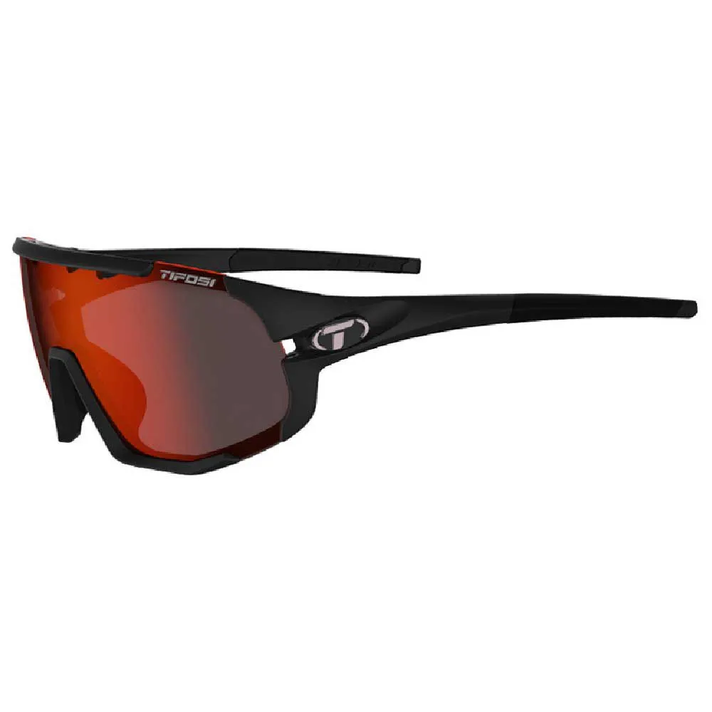 Tifosi Sledge Clarion Fototec Solglasögon unisex, Matte black, Clarion Red/CAT3 Tifosi Sledge Clarion Fototec Solglasögon unisex, Matte black, Clarion Red/CAT3