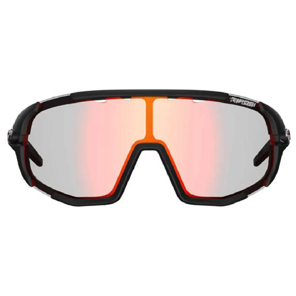 Tifosi Sledge Clarion Fototec Solglasögon unisex, Matte black, Clarion Red/CAT3 Tifosi Sledge Clarion Fototec Solglasögon unisex, Matte black, Clarion Red/CAT3