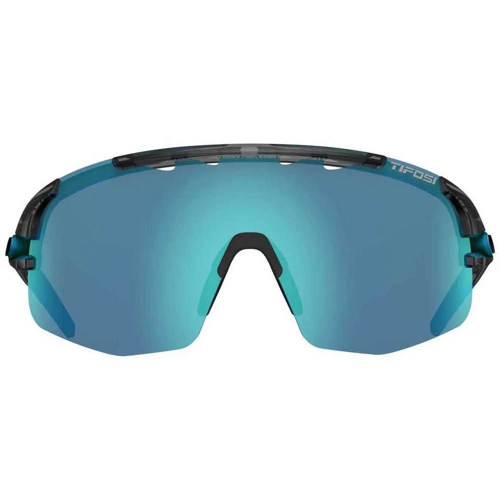 Tifosi Sledge Lite Clarion Interchangeable Solglasögon, Crystal smoke, Clarion Blue/CAT3 + AC Red/CAT2 + Clear/CAT0