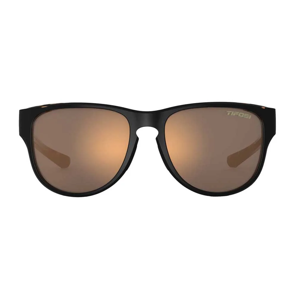 Tifosi Smoove Speglade Polariserade Solglasögon, Satin black java, Brown Mirror/CAT3