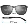 Tifosi Swank Clarion Polariserade Solglasögon, Satin clear, Clarion Blue Polarized/CAT3
