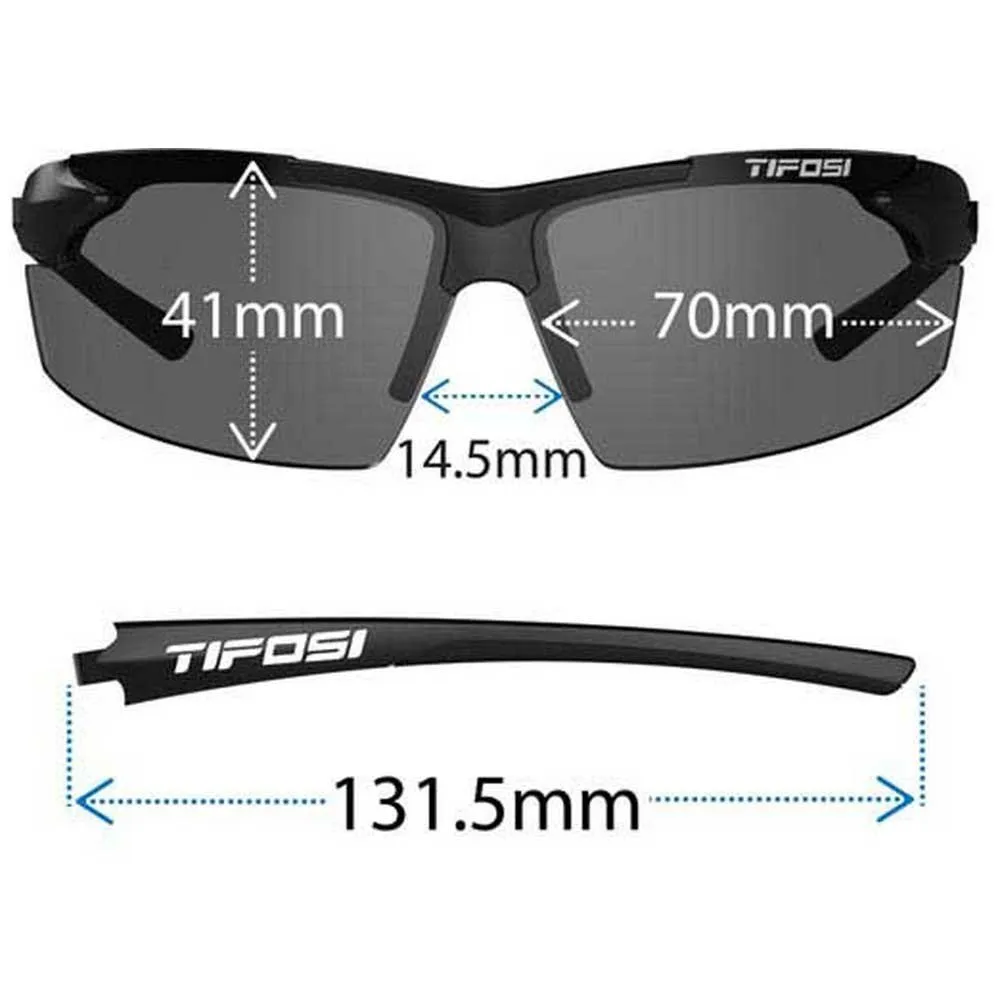 Tifosi Track Solglasögon, Gloss black, Smoke/CAT3 Tifosi Track Solglasögon, Gloss black, Smoke/CAT3