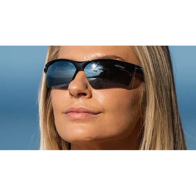 Tifosi Vero Polariserade Solglasögon, Gloss black, Smoke Polarized/CAT3