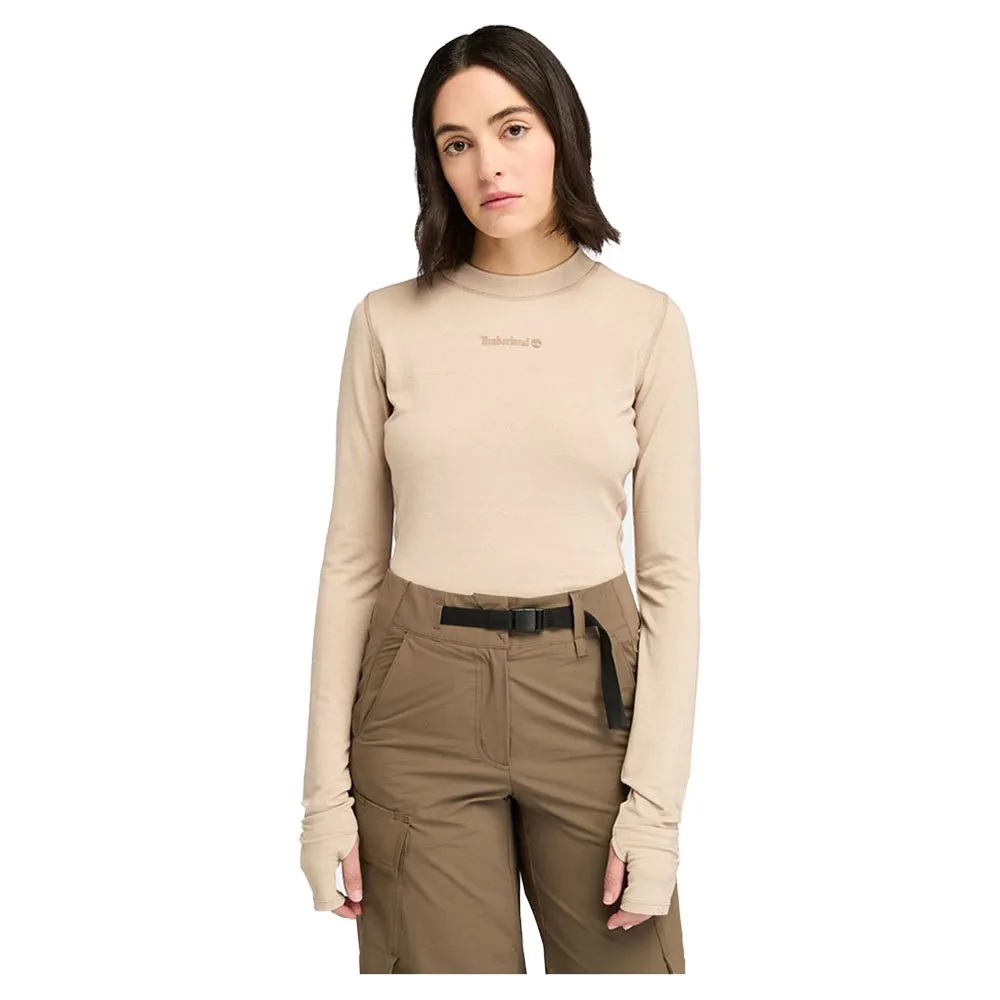 Timberland Polartec Wicking T-shirt Med Lång ärm, Angora / taupe Timberland Polartec Wicking T-shirt Med Lång ärm, Angora / taupe