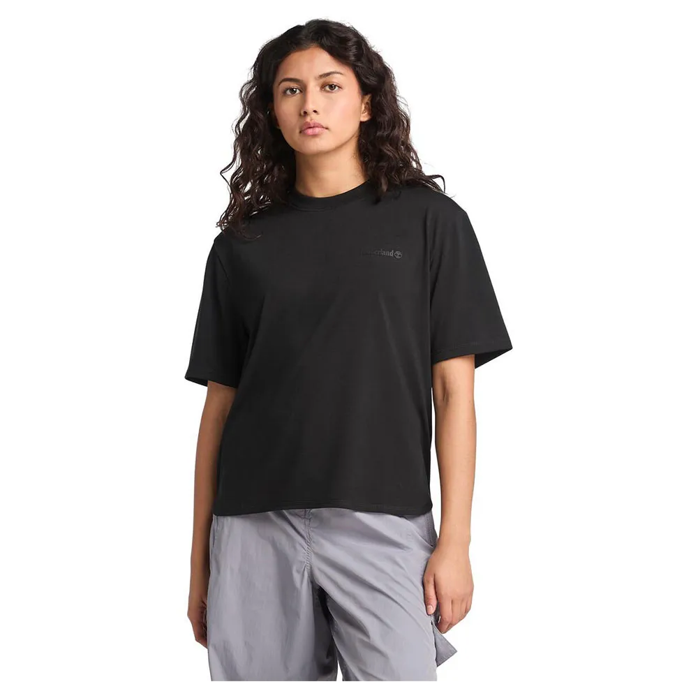 Timberland Quick Dry Anti Uv T-shirt Med Korta ärmar, Black