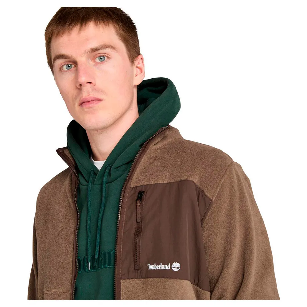 Timberland Sherburne Polartec 200 Mix Media Fleecejacka Med Dragkedja Timberland Sherburne Polartec 200 Mix Media Fleecejacka Med Dragkedja