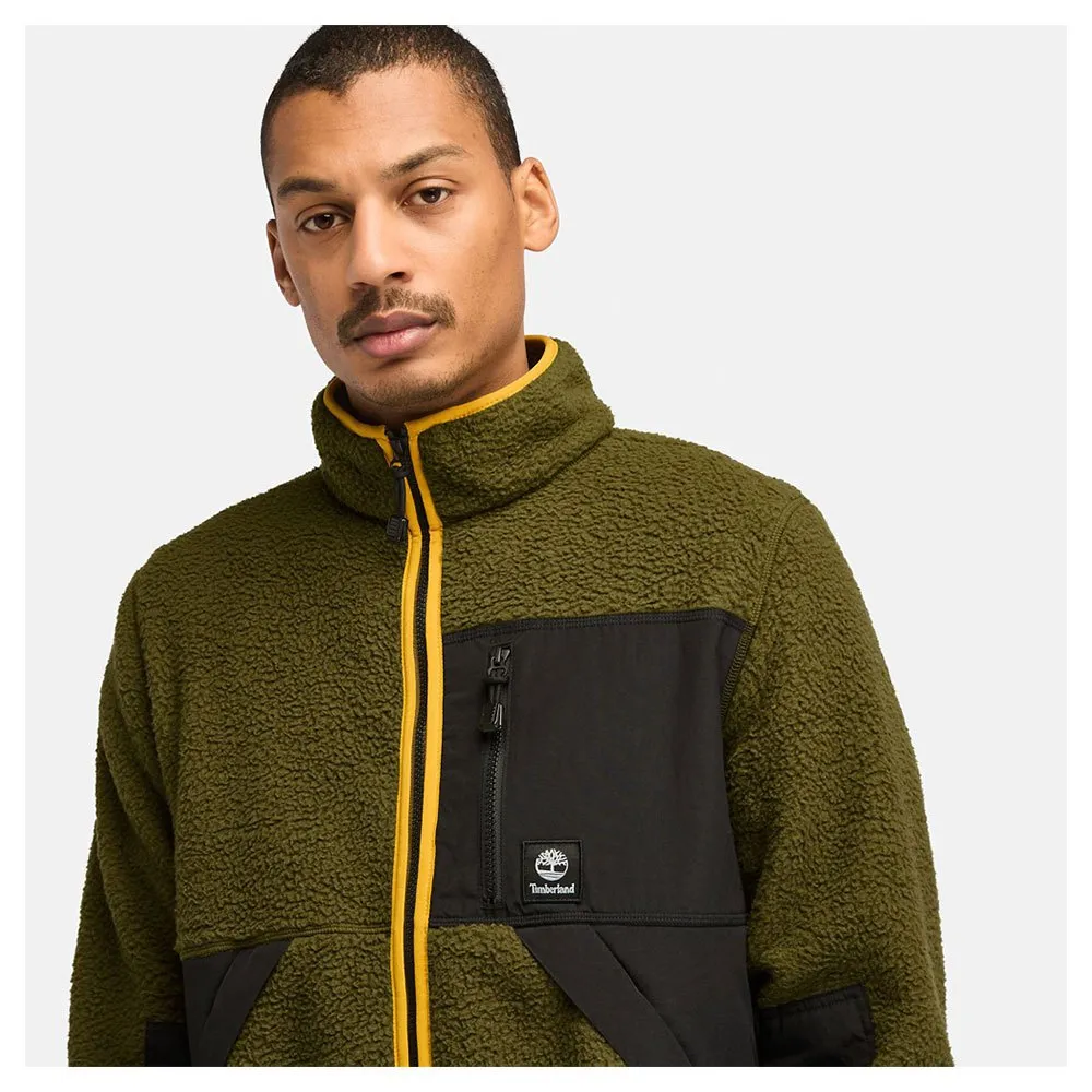 Timberland Sherpa Mix Media Fleecejacka Med Dragkedja
