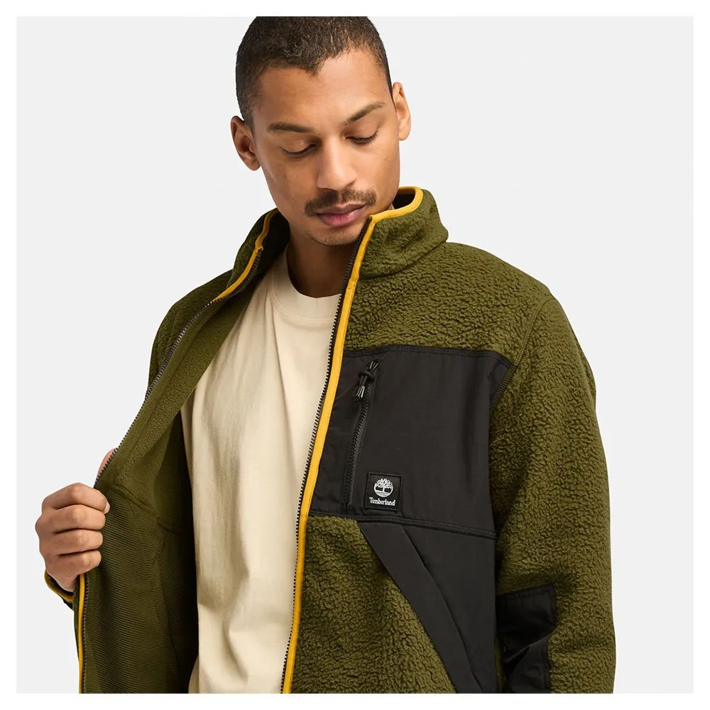 Timberland Sherpa Mix Media Fleecejacka Med Dragkedja