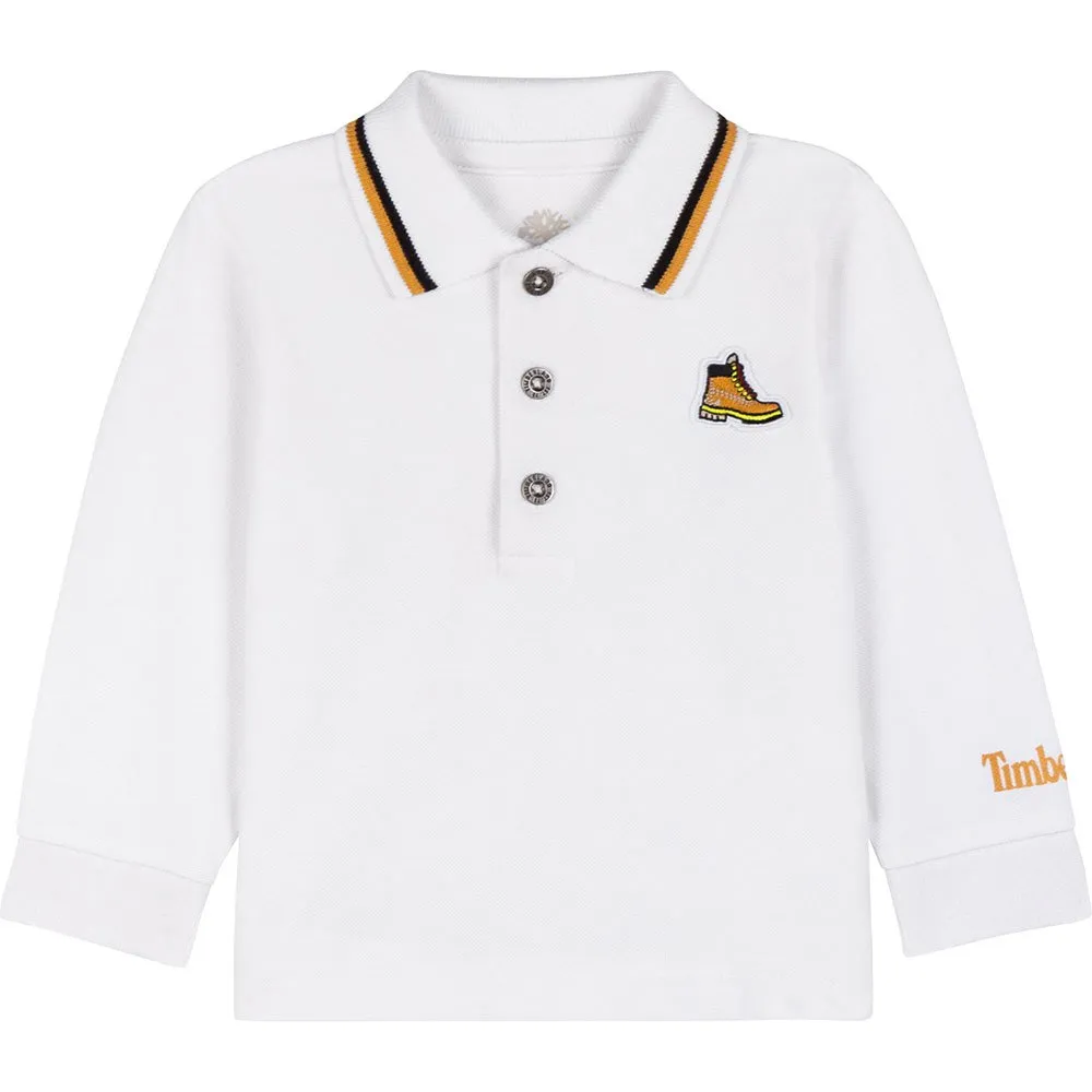Timberland T05k25-10b Pikétröja Med Lång ärm, White, 12MON Timberland T05k25-10b Pikétröja Med Lång ärm, White, 12MON
