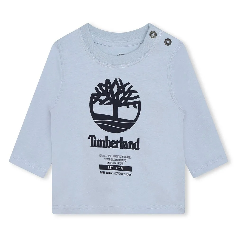 Timberland T05k86 T-shirt Med Lång ärm, Blue, 3Y Timberland T05k86 T-shirt Med Lång ärm, Blue, 3Y