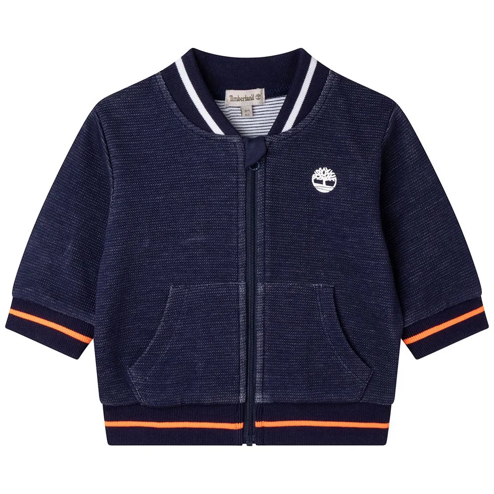 Timberland T95923 Sweatshirt Med Dragkedja, Blue, 6MON