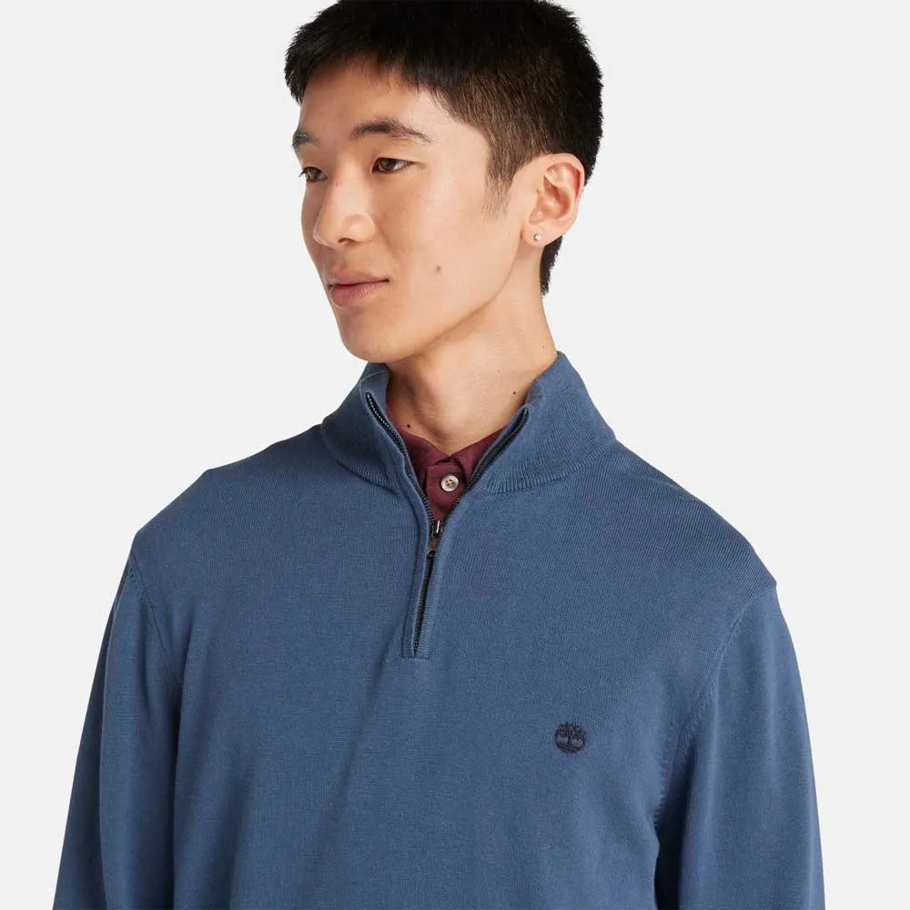 Timberland Williams River Cotton Yd Tröja Med Halv Dragkedja