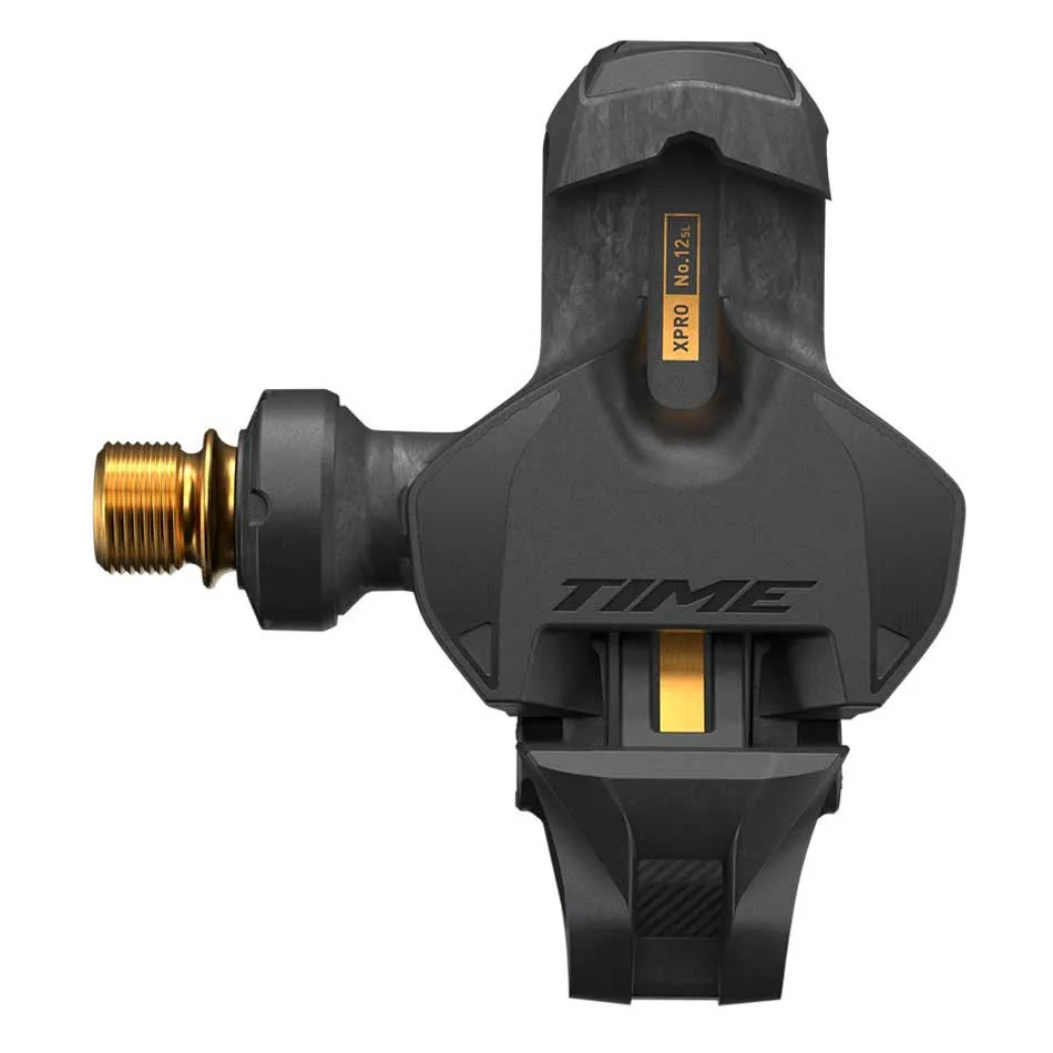 Time Am Pd Xpro 12sl 53 Mm Ti Cbn Cykelpedaler, Gold, One Size