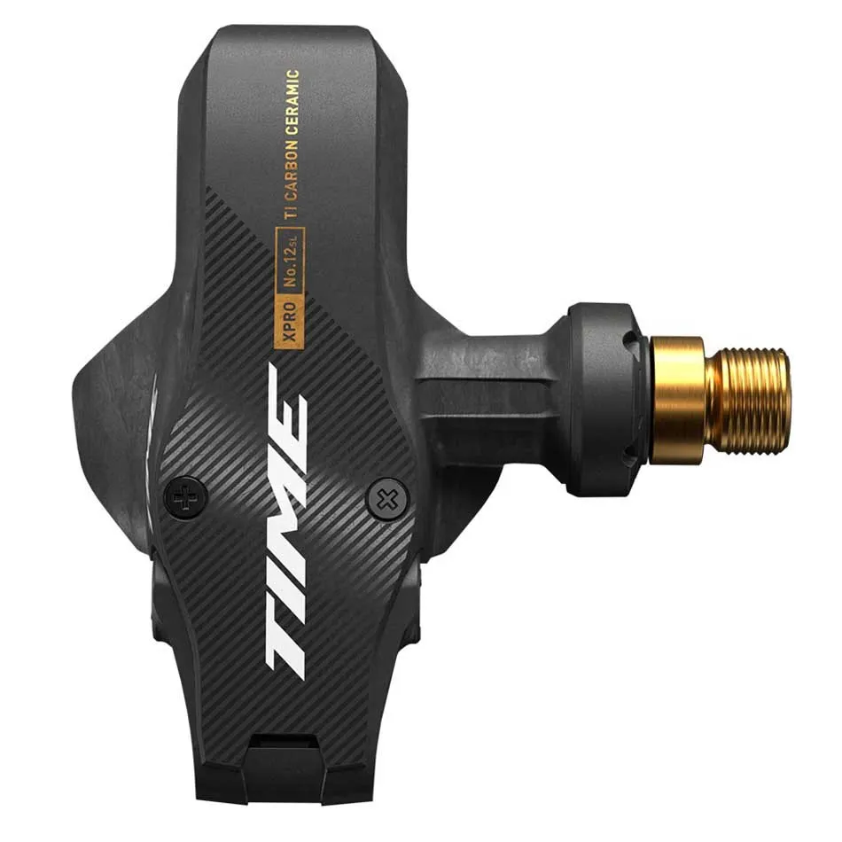 Time Am Pd Xpro 12sl 57 Mm Ti Cbn Cykelpedaler, Gold, One Size