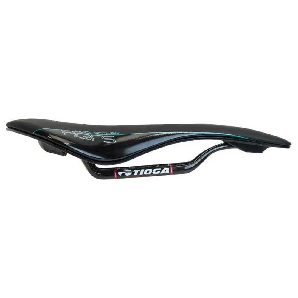 Tioga Carbon Hts Cykelsadel, Opaque black, 153mm